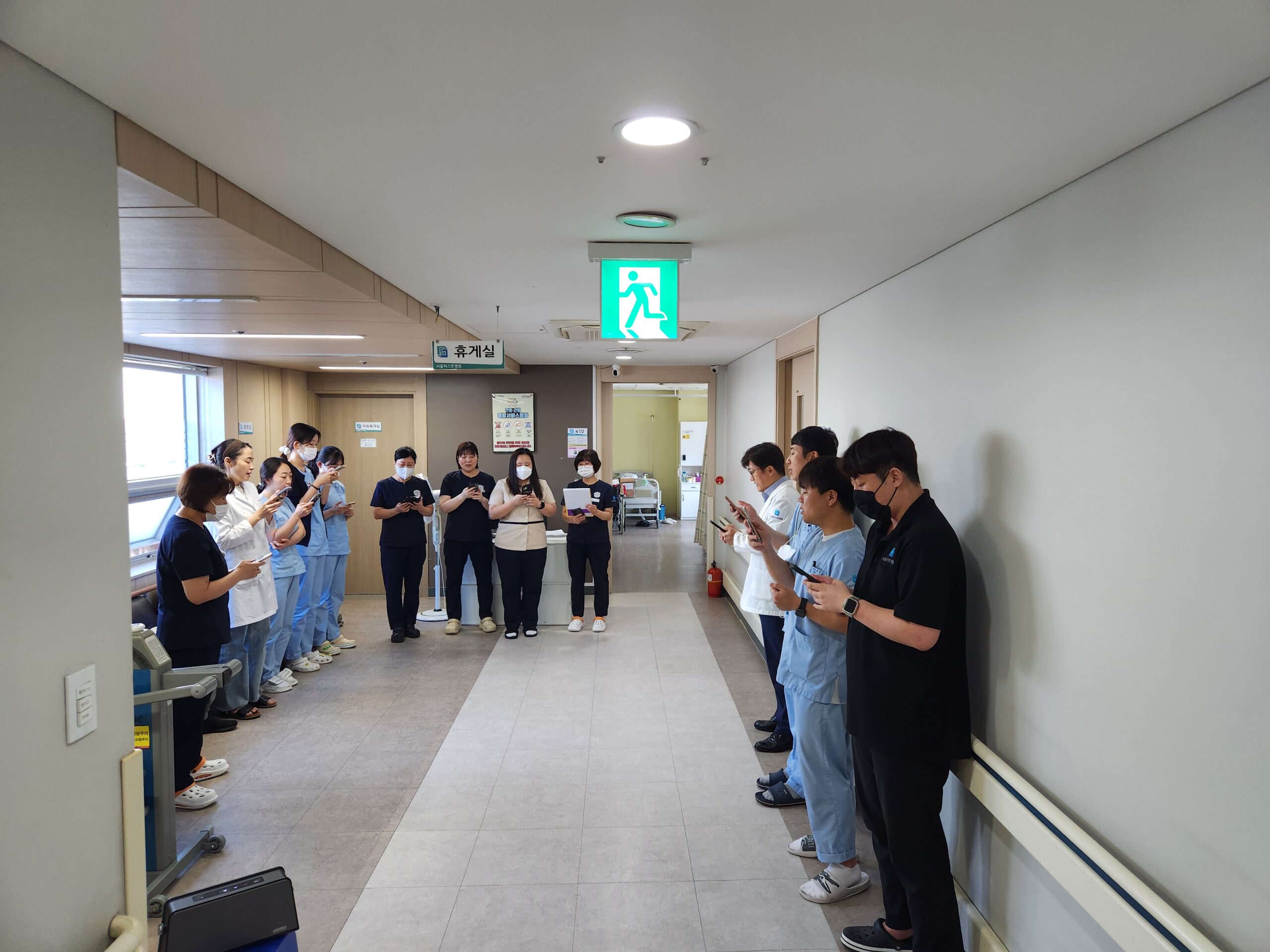 서울퍼스트병원 병동 찬양 진행 (9월)